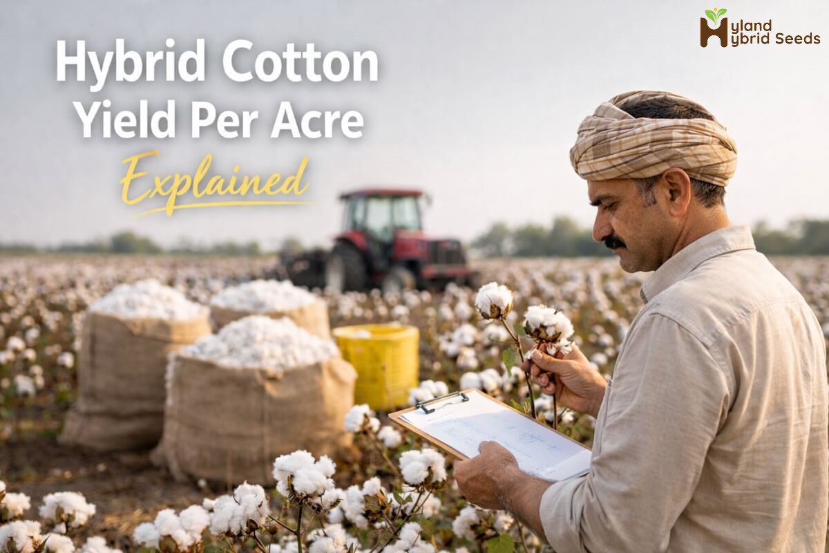 प्रति एकड़ कपास उत्पादन