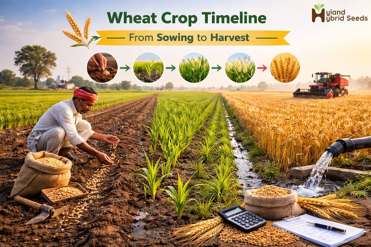 गेहूं की फसल का समय