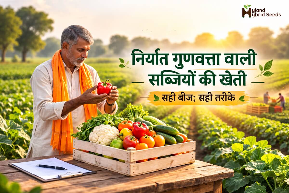 निर्यात गुणवत्ता वाली सब्जियां