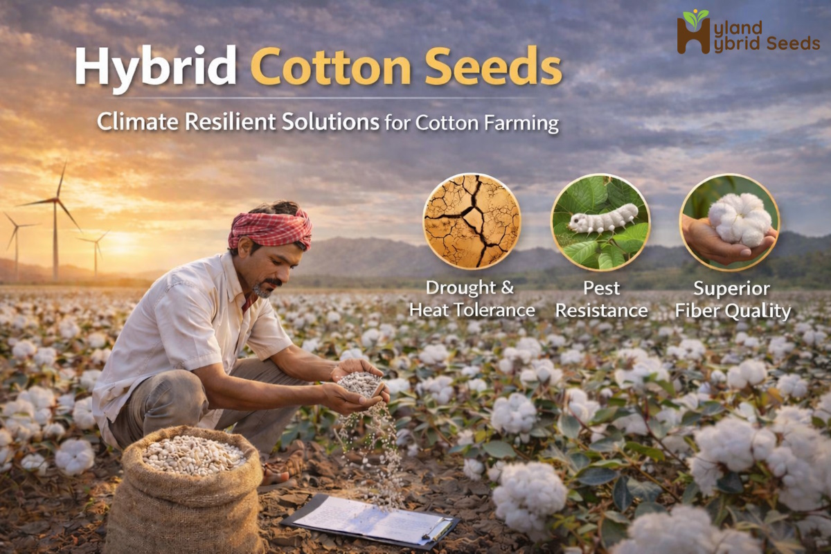 આબોહવા પરિવર્તન માટે હાઇબ્રિડ કપાસના બીજ